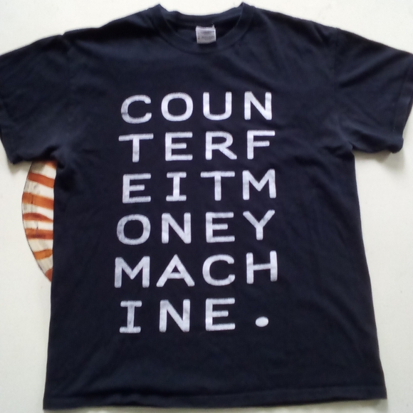 Counterfeit money machine Tee - Picture 5 of 6